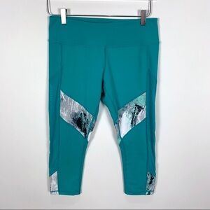 Zella crop leggings mesh details